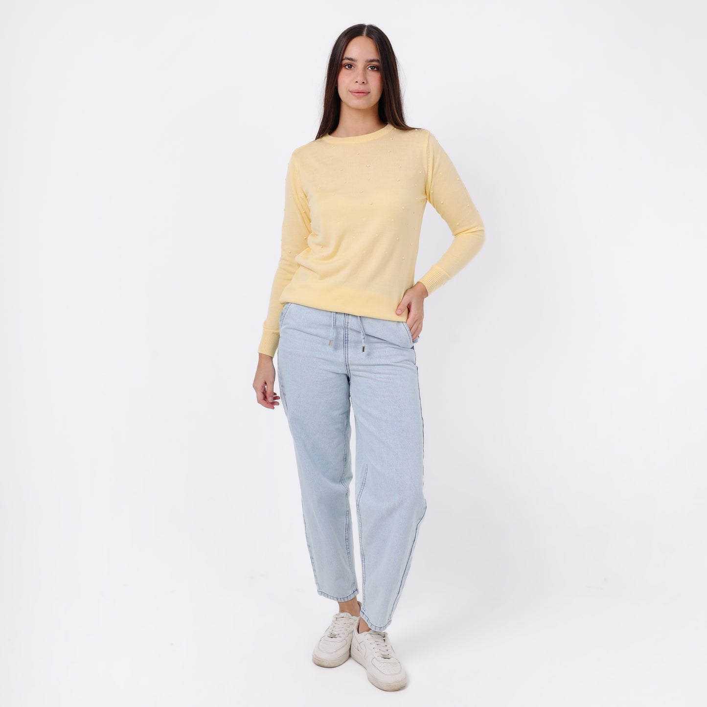Women's Crew Neck Knit Sweater