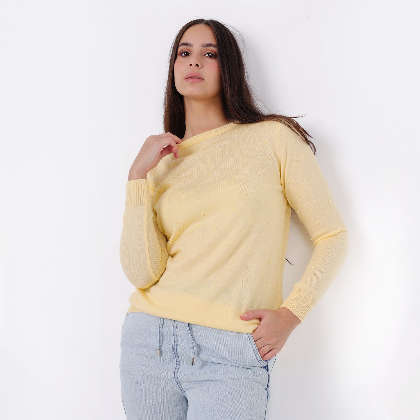 Women's Crew Neck Knit Sweater