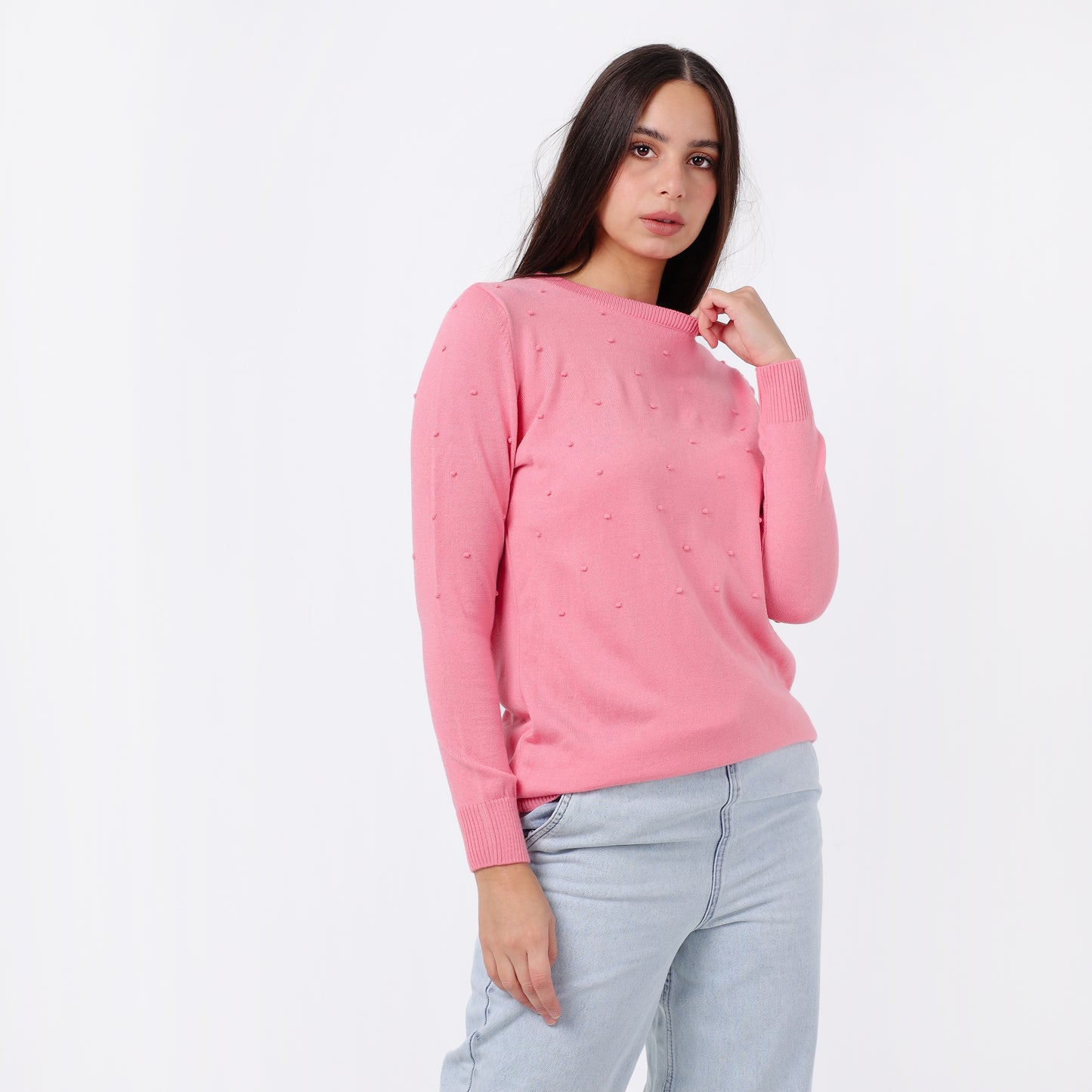 Women's Crew Neck Knit Sweater