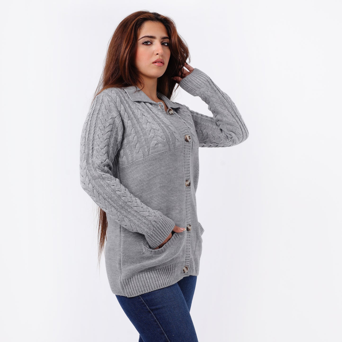 Women’s Long Knitted Cardigan