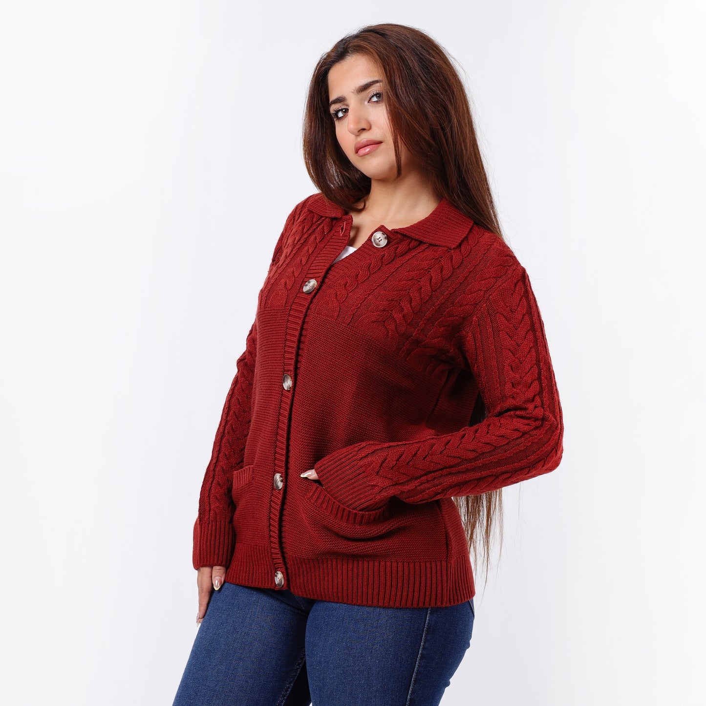 Women’s Long Knitted Cardigan