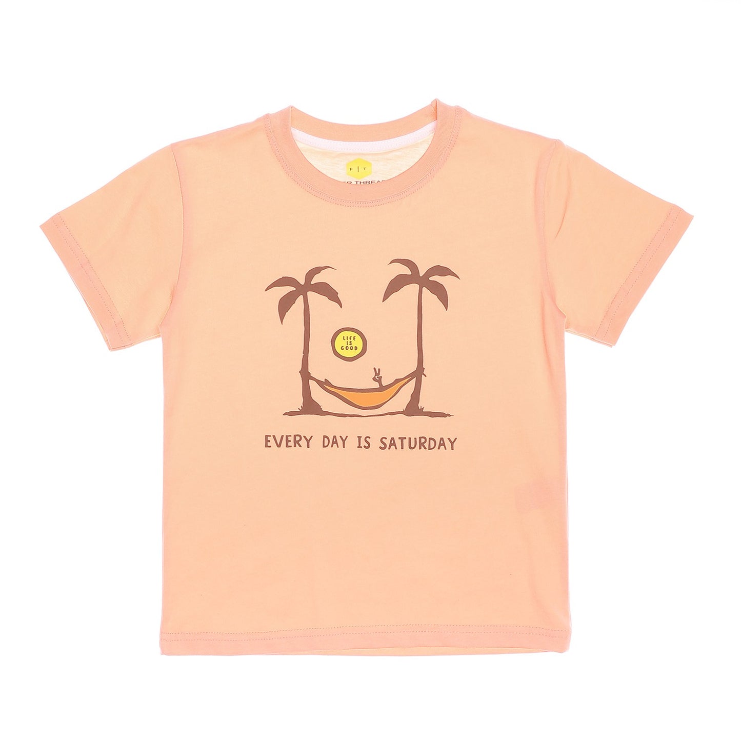 Boys cotton round neck printed T-Shirt