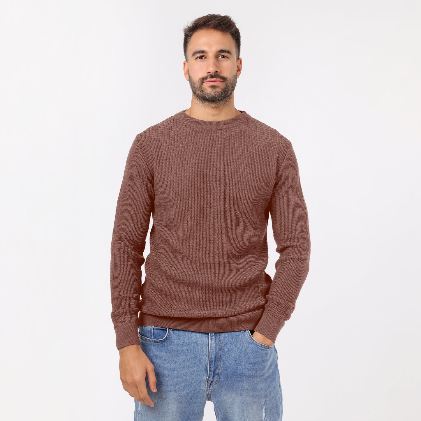 Men's Crew Neck Knit Sweater