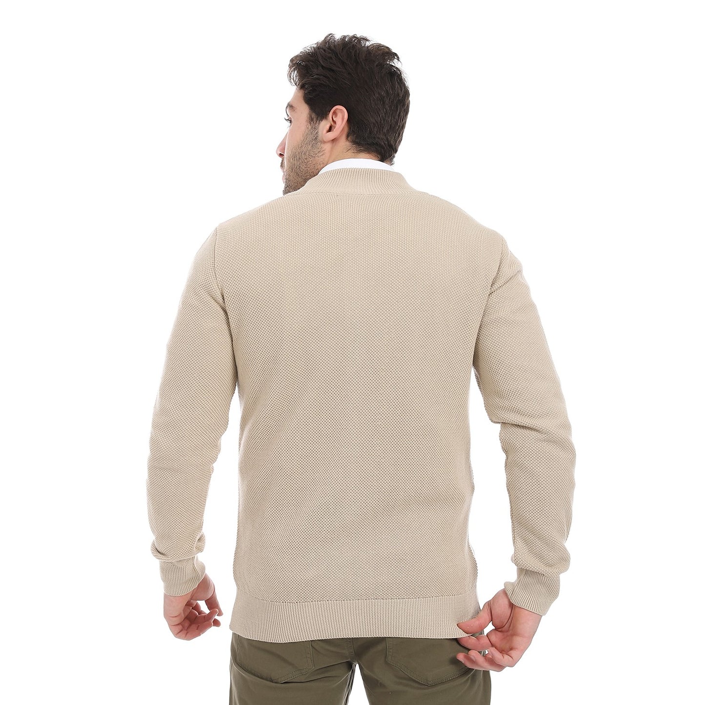 كارديجان قطن محبوك للرجال