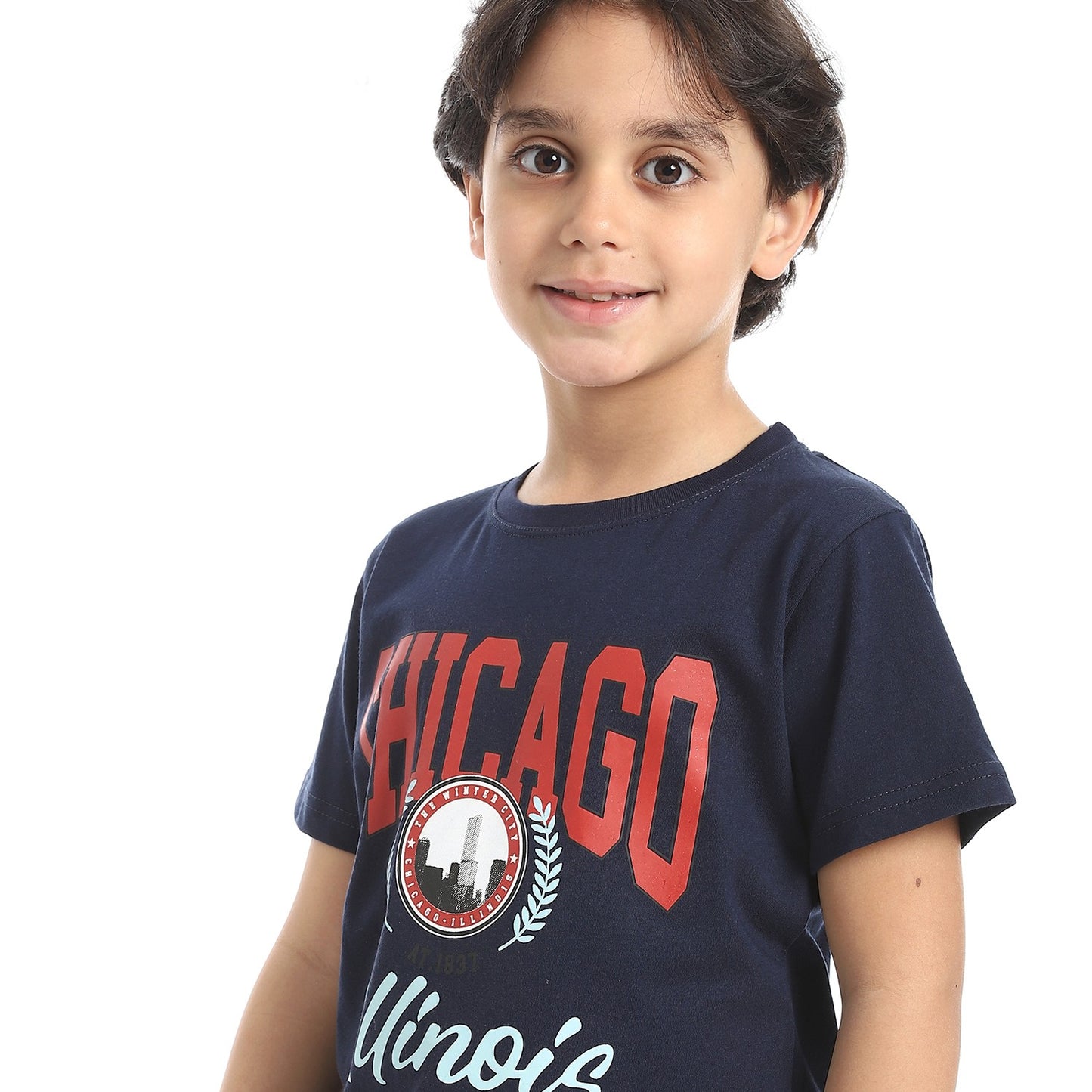 Boys Cotton Printed T-Shirt