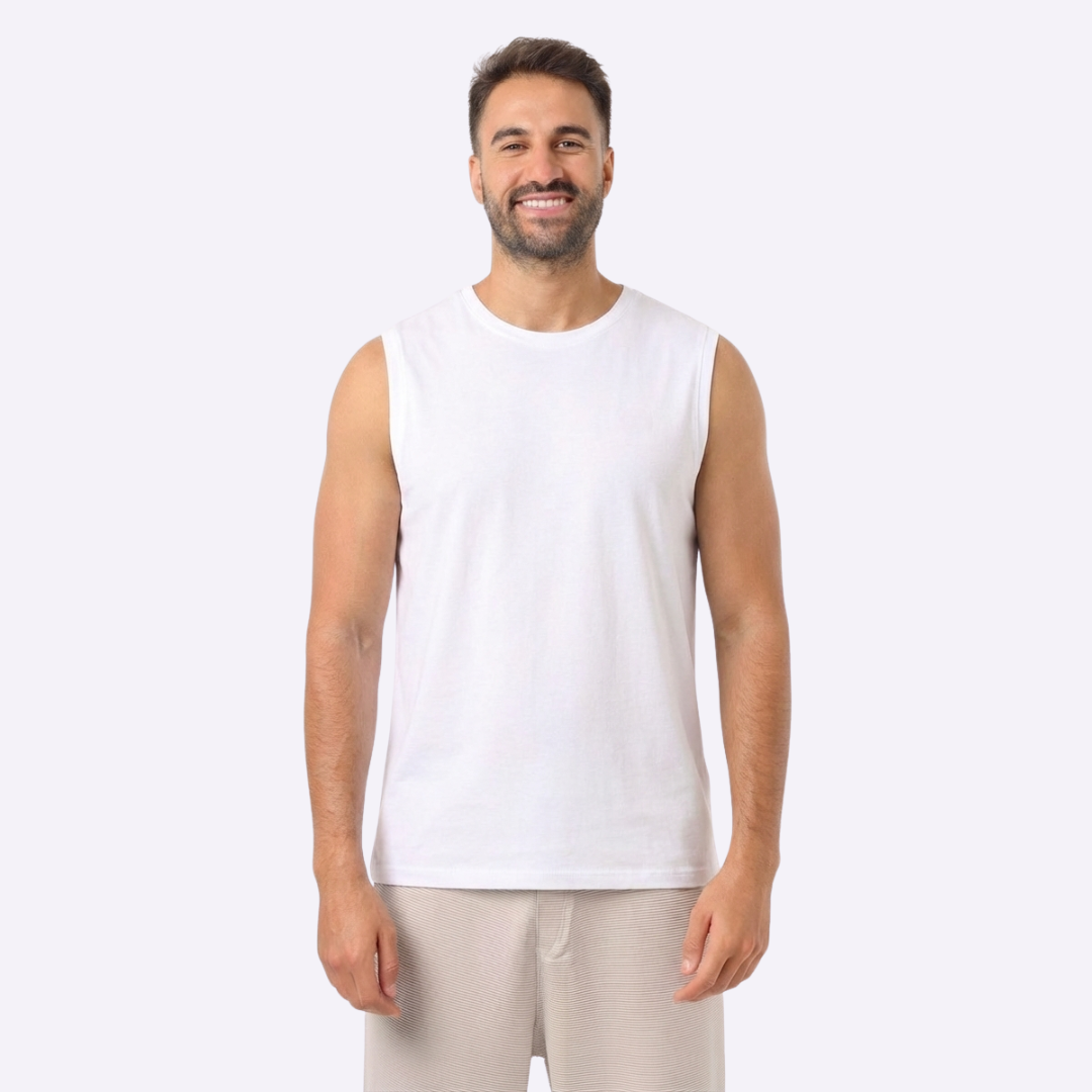 Men’s Sleeveless Basic T-Shirt