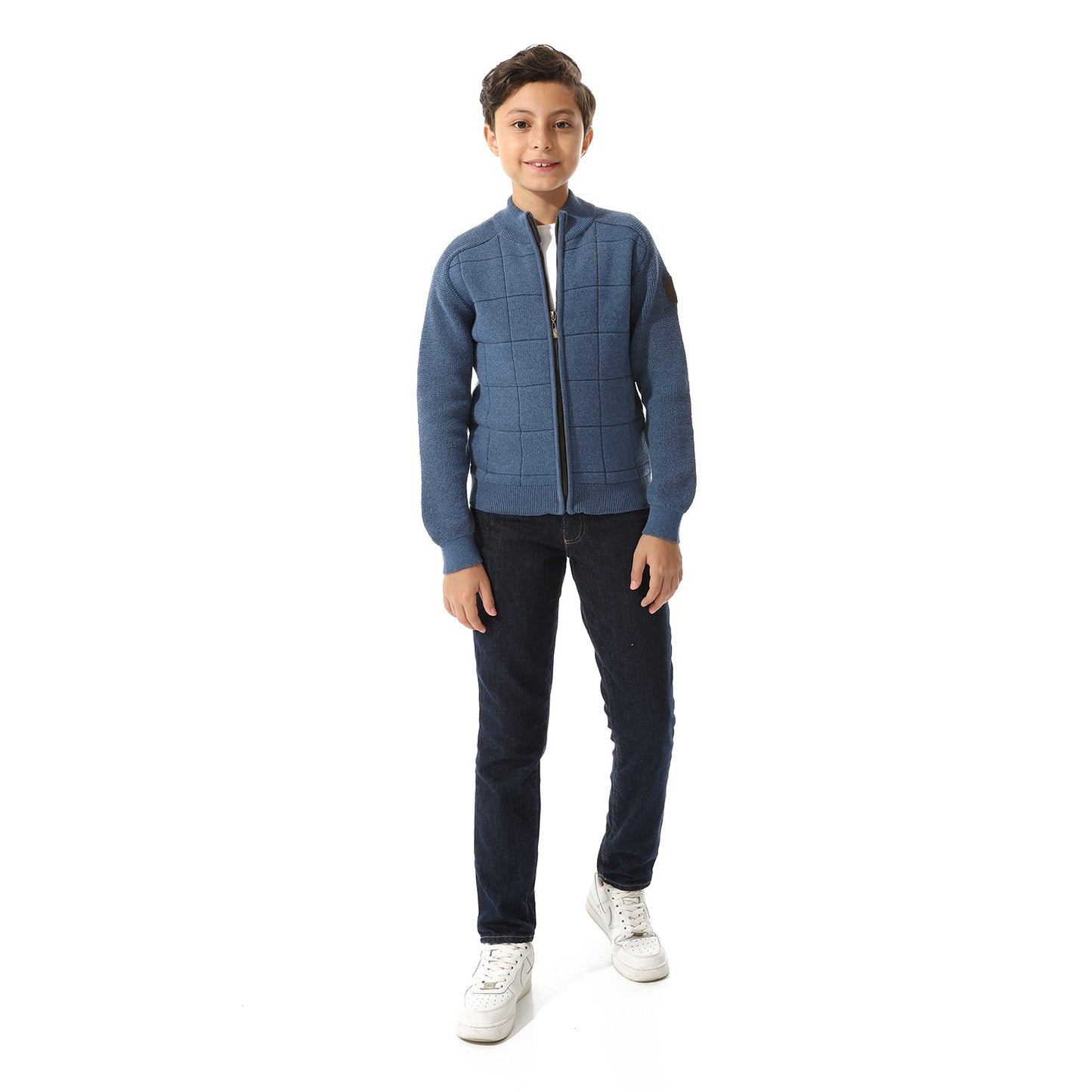 Boys Zipper-Knit Jacket
