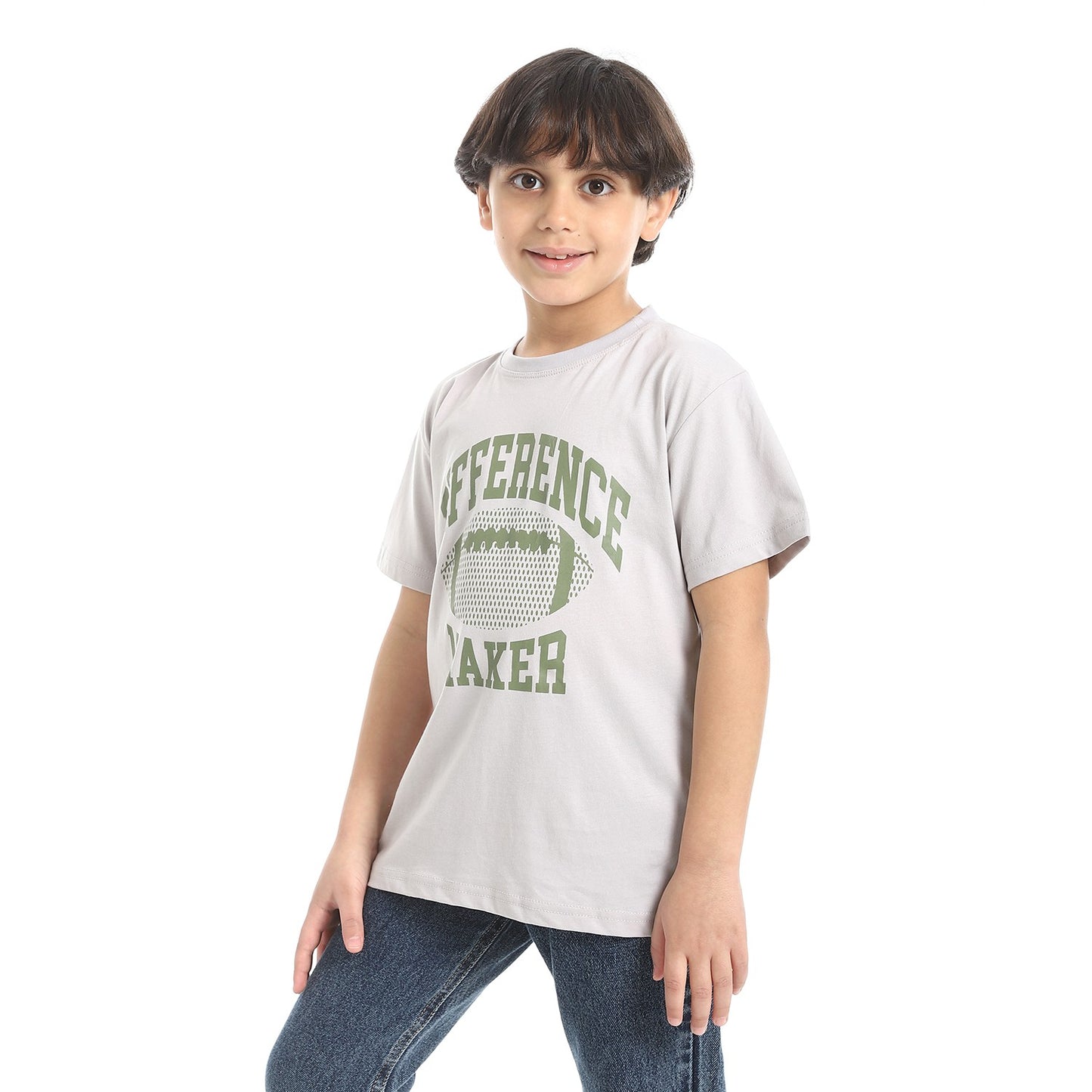 Boys Cotton Printed T-Shirt