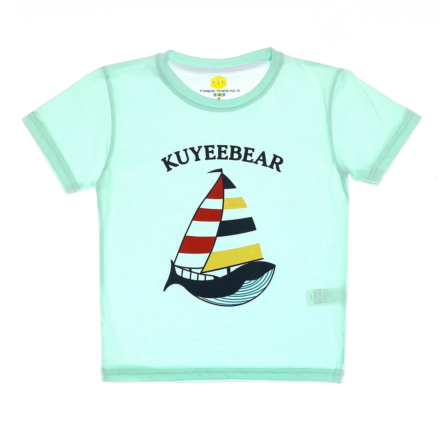 Boys Cotton Round Neck Printed T-Shirt
