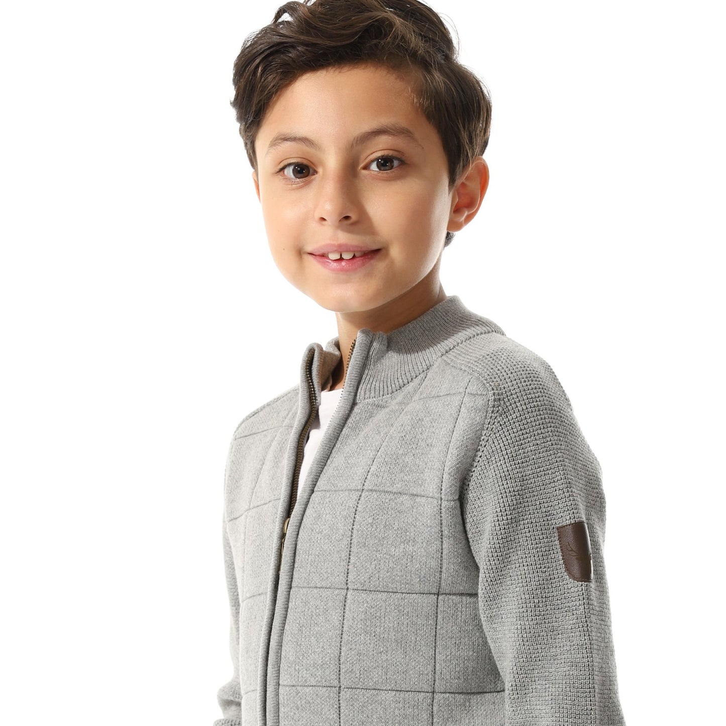 Boys Zipper-Knit Jacket