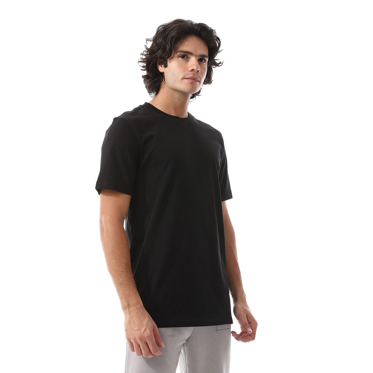 Men's Cotton Plain T-Shirt