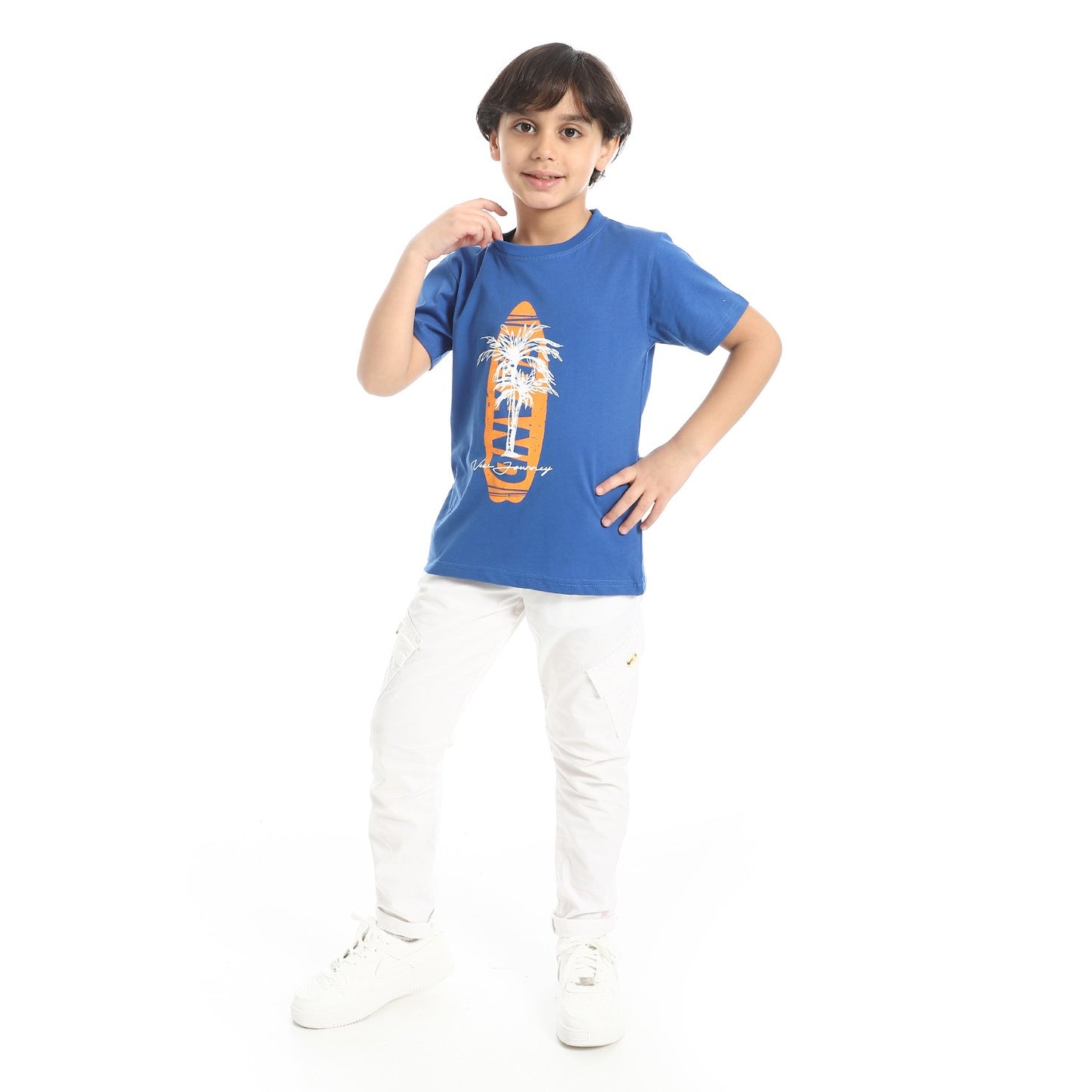 Boys Cotton Printed T-Shirt
