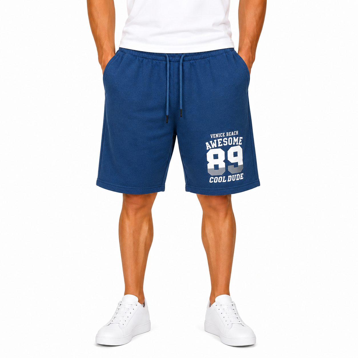 Men’s Printed Melton Shorts