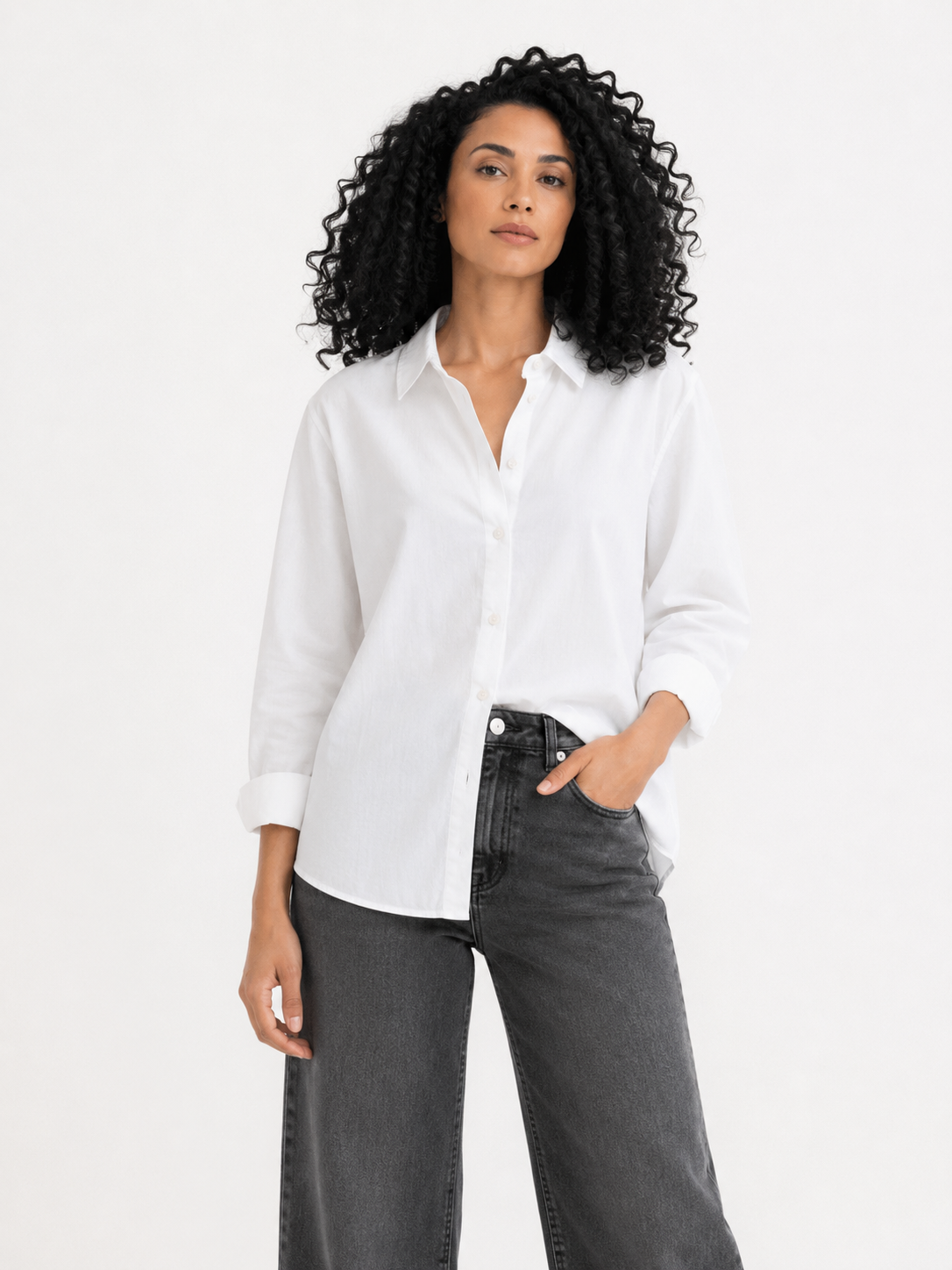 Women’s Classic Button-Up Shirt