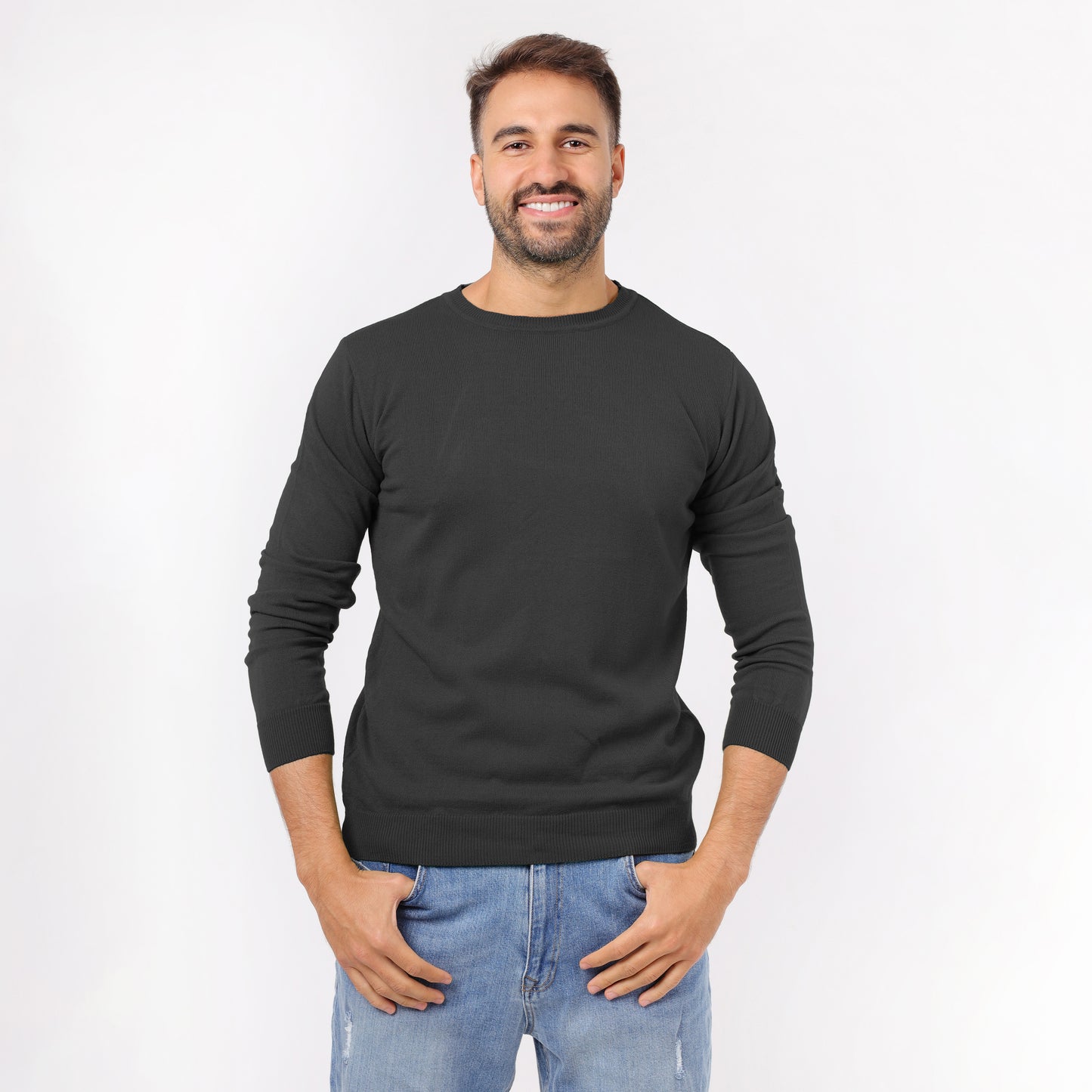 Men's Crew Neck Knit Sweater