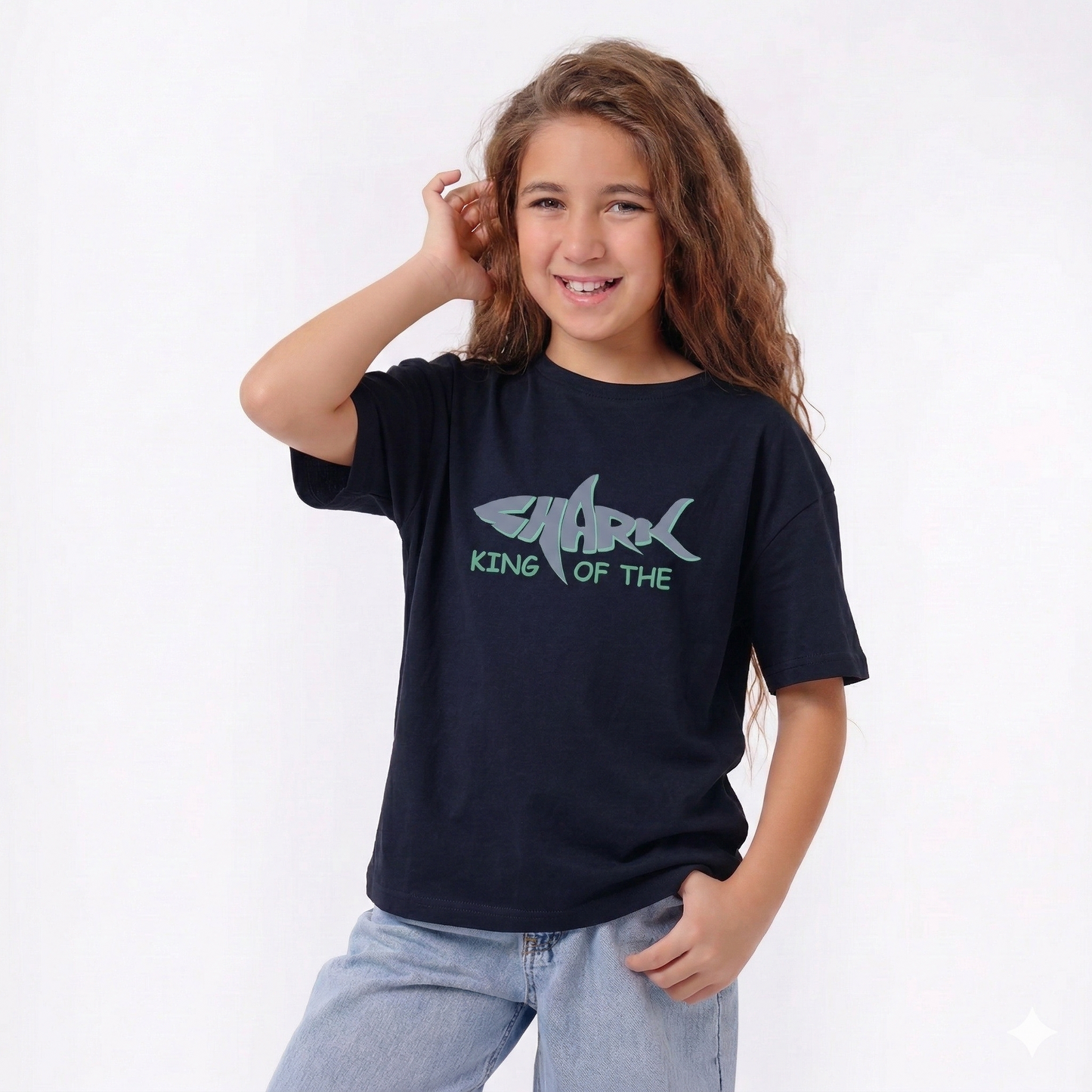 Girls Cotton Printed T-Shirt