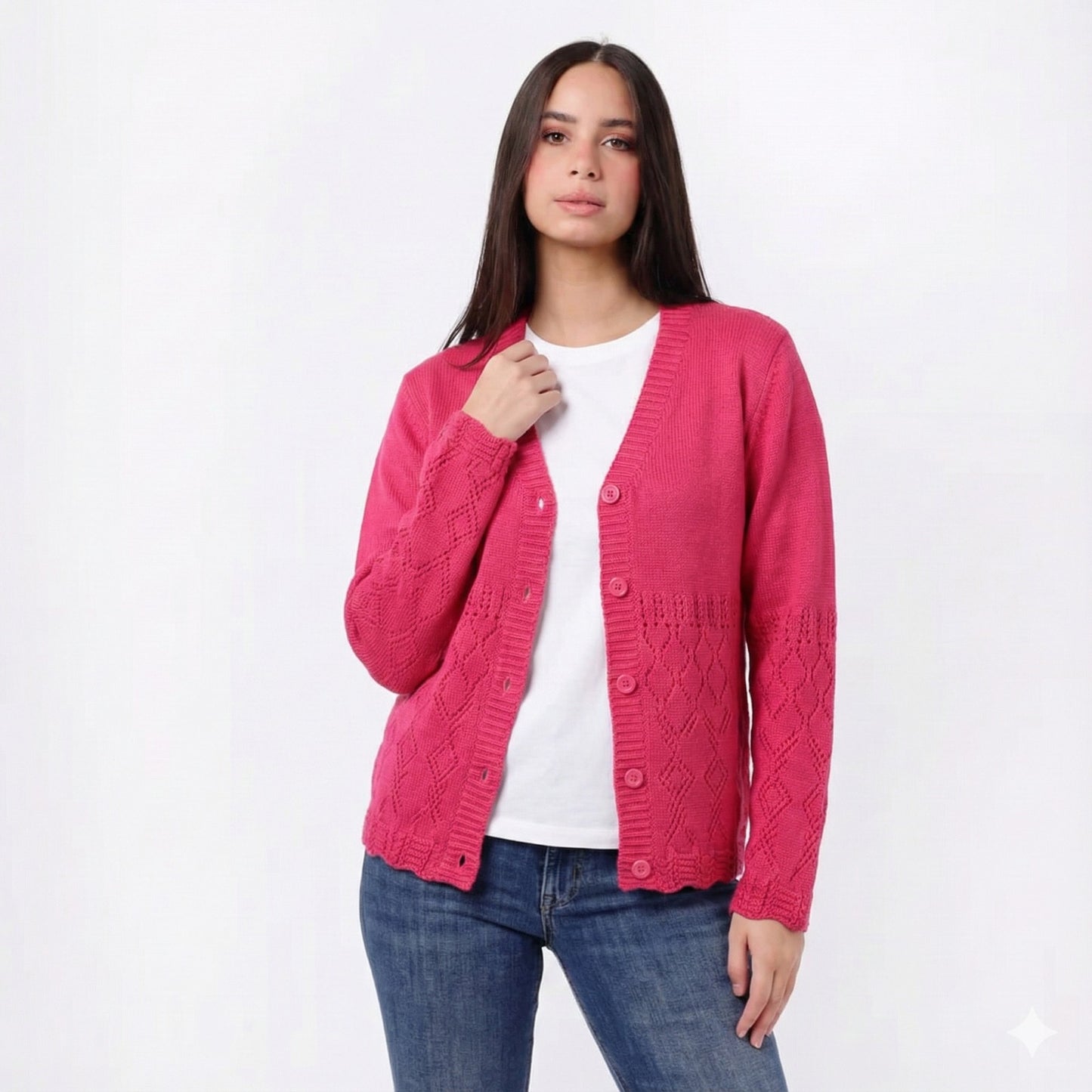 Women’s Knitted Button Cardigan