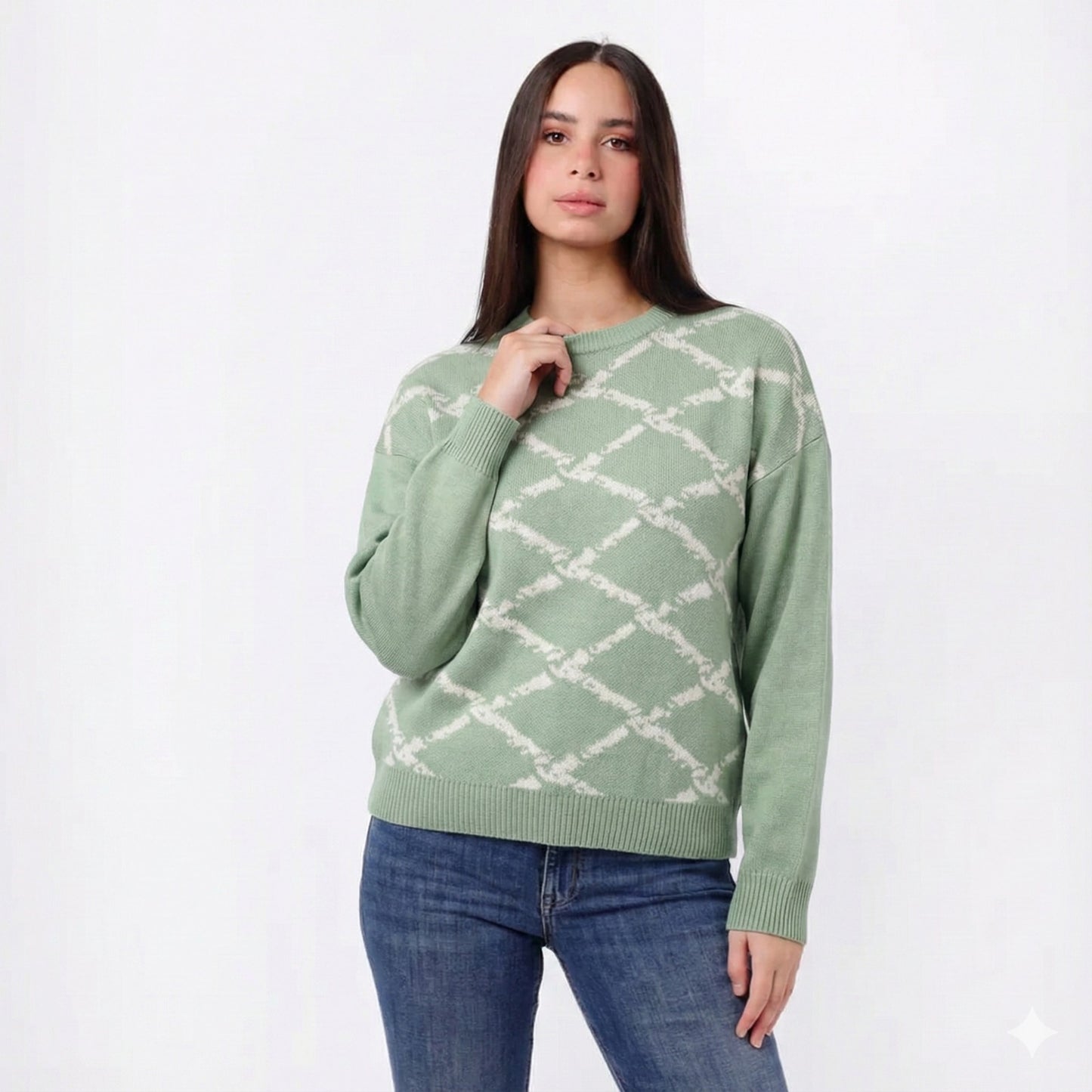Women's Crew Neck Knit Sweater