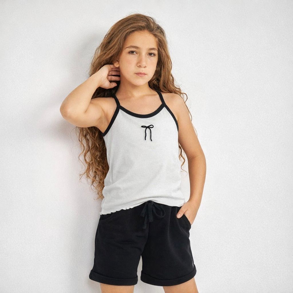Girls Cotton Printed Tank