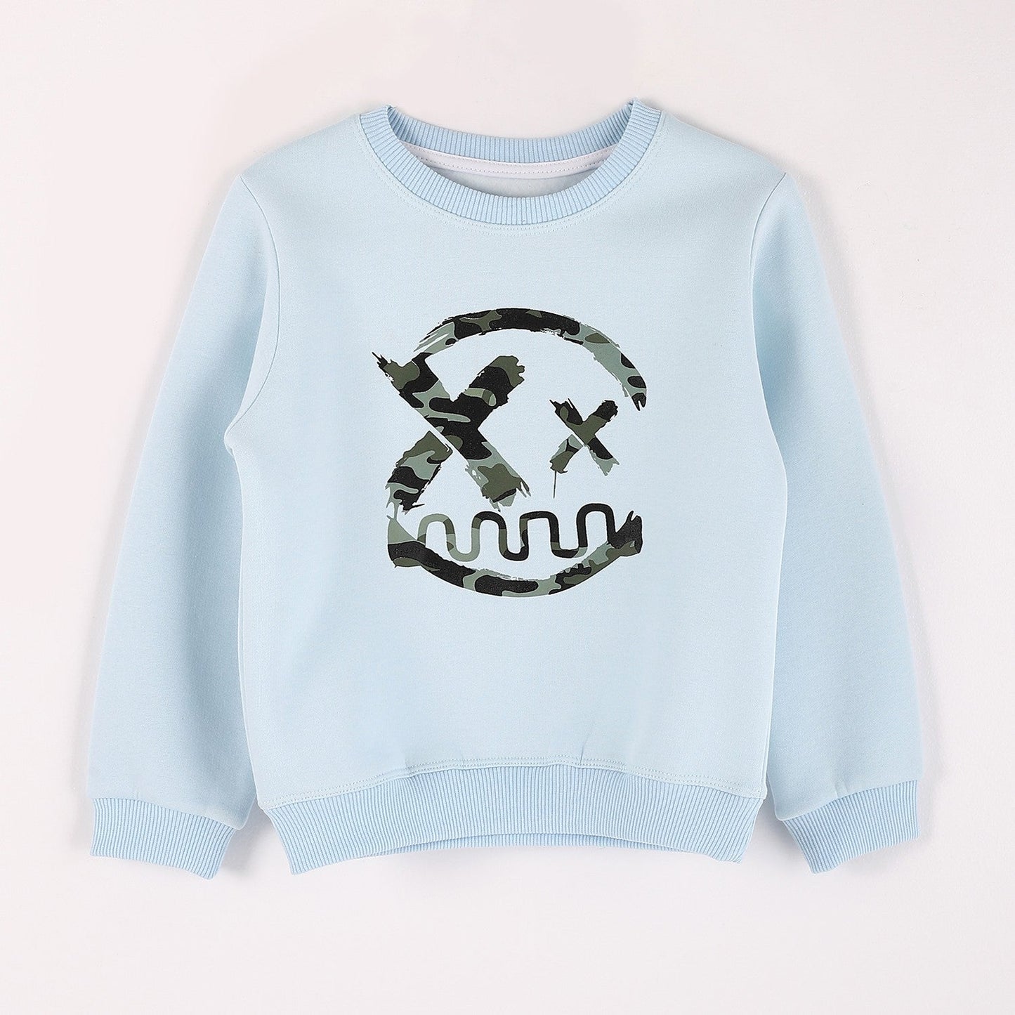 Boys Melton Printed Sweatshirt