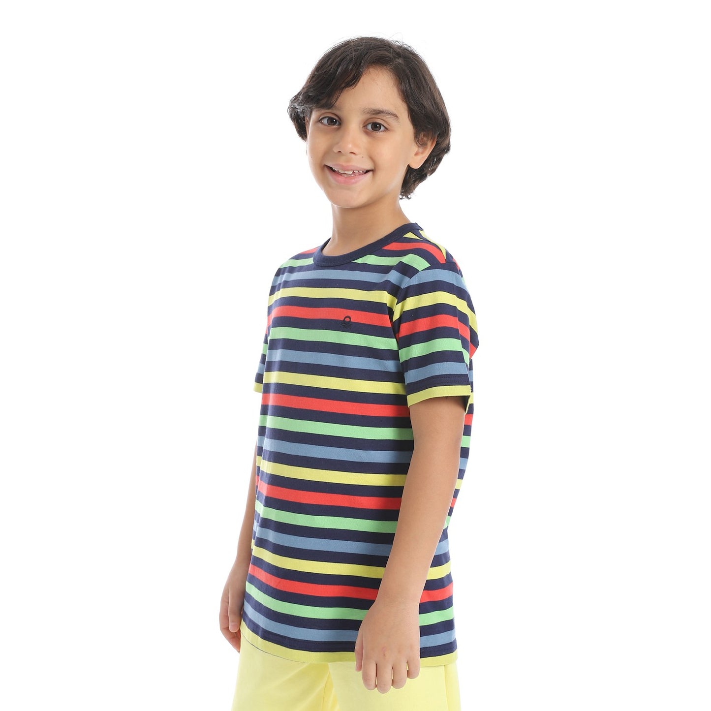 Boys Cotton Stripped T-Shirt
