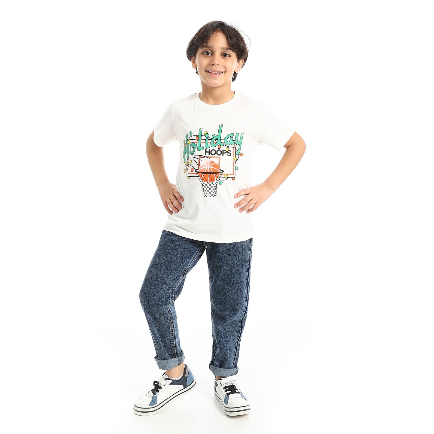 Boys Cotton Printed T-Shirt