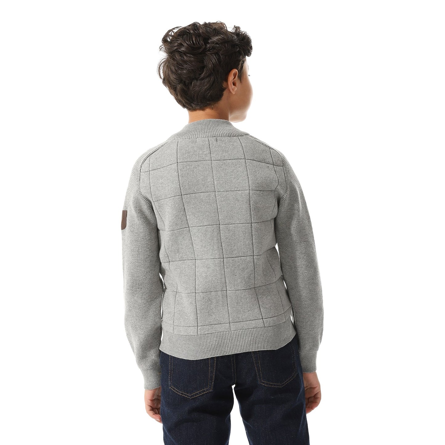 Boys Zipper-Knit Jacket