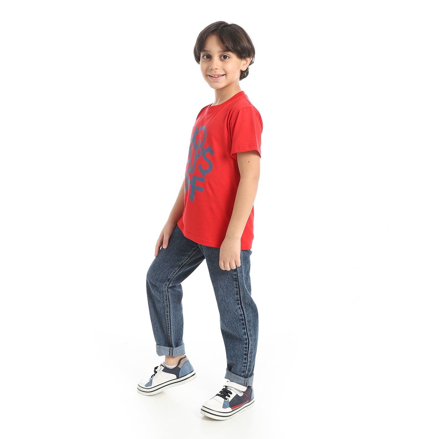 Boys Cotton Printed T-Shirt