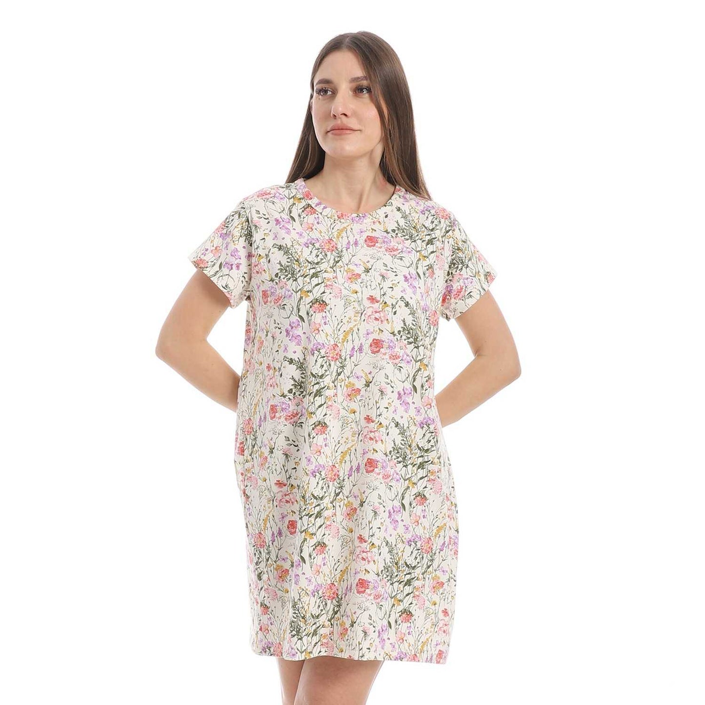 Women's Printed Sleeping Dress