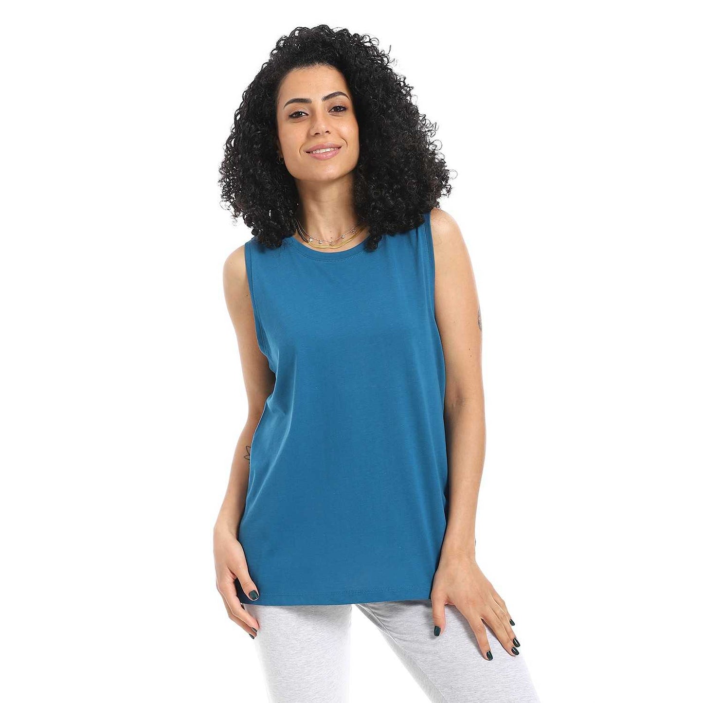 Women's Cotton Sleeveless Tunic