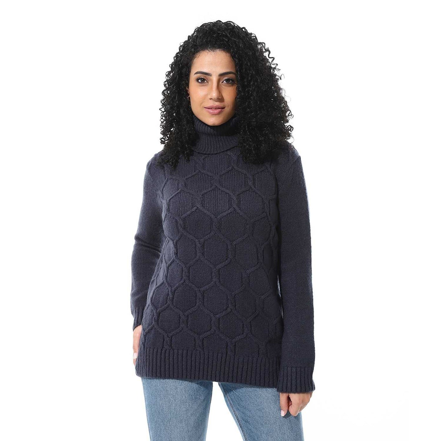 Women's Knited Turtle Neck Pullover