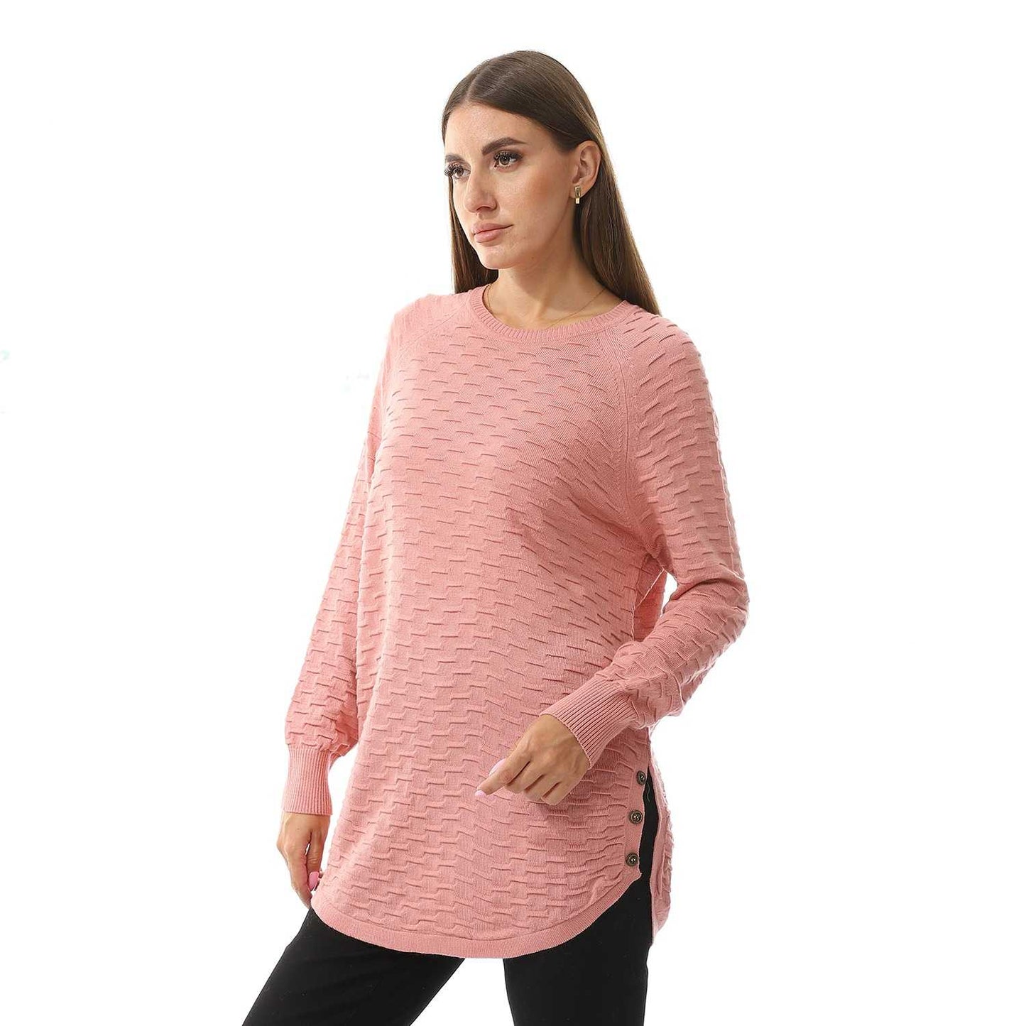 Women's Crew Neck Knited Pullover