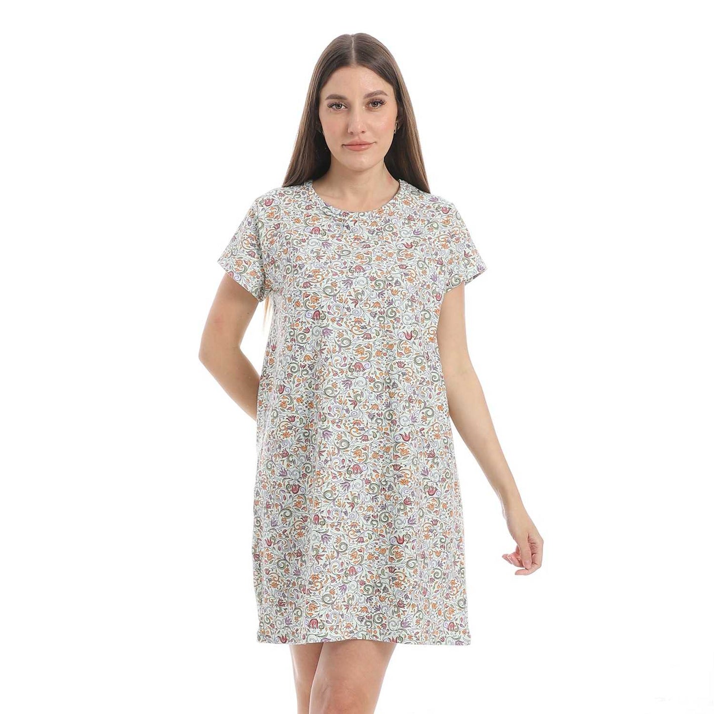Women's Printed Sleeping Dress