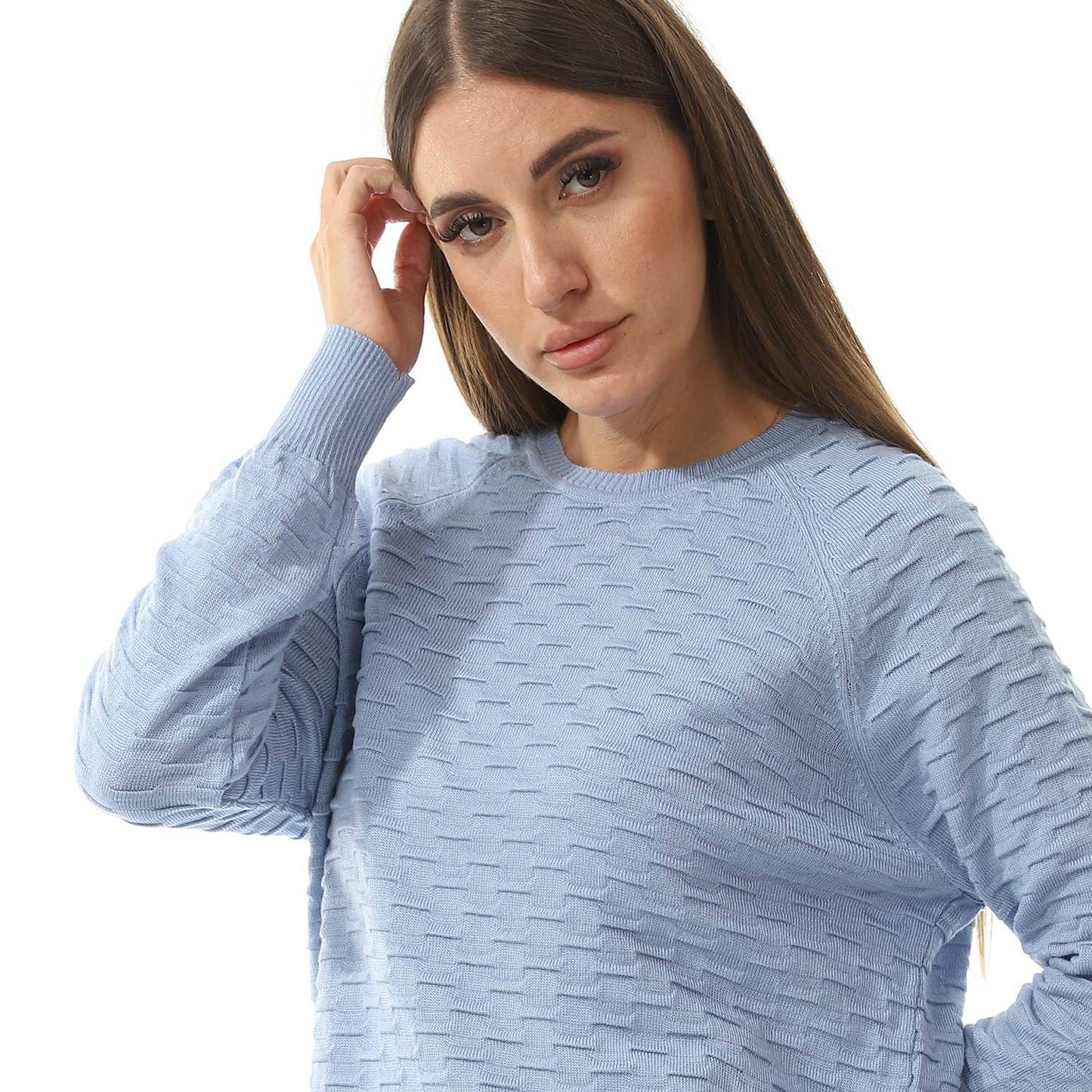 Women's Crew Neck Knited Pullover