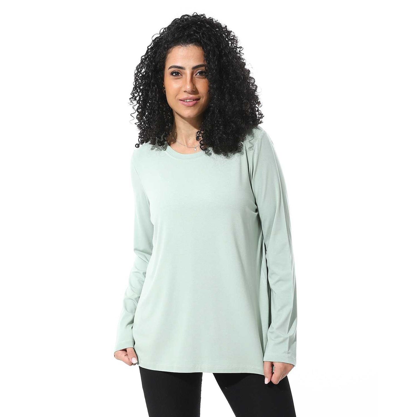Women's Cotton Long Sleeve Basic T-Shirt