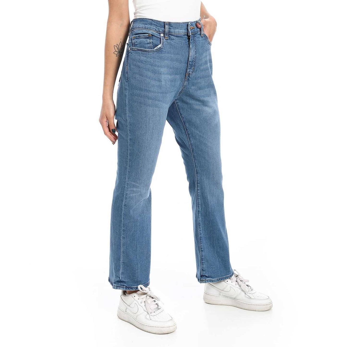 Women's Wide Leg Ankle Jeans