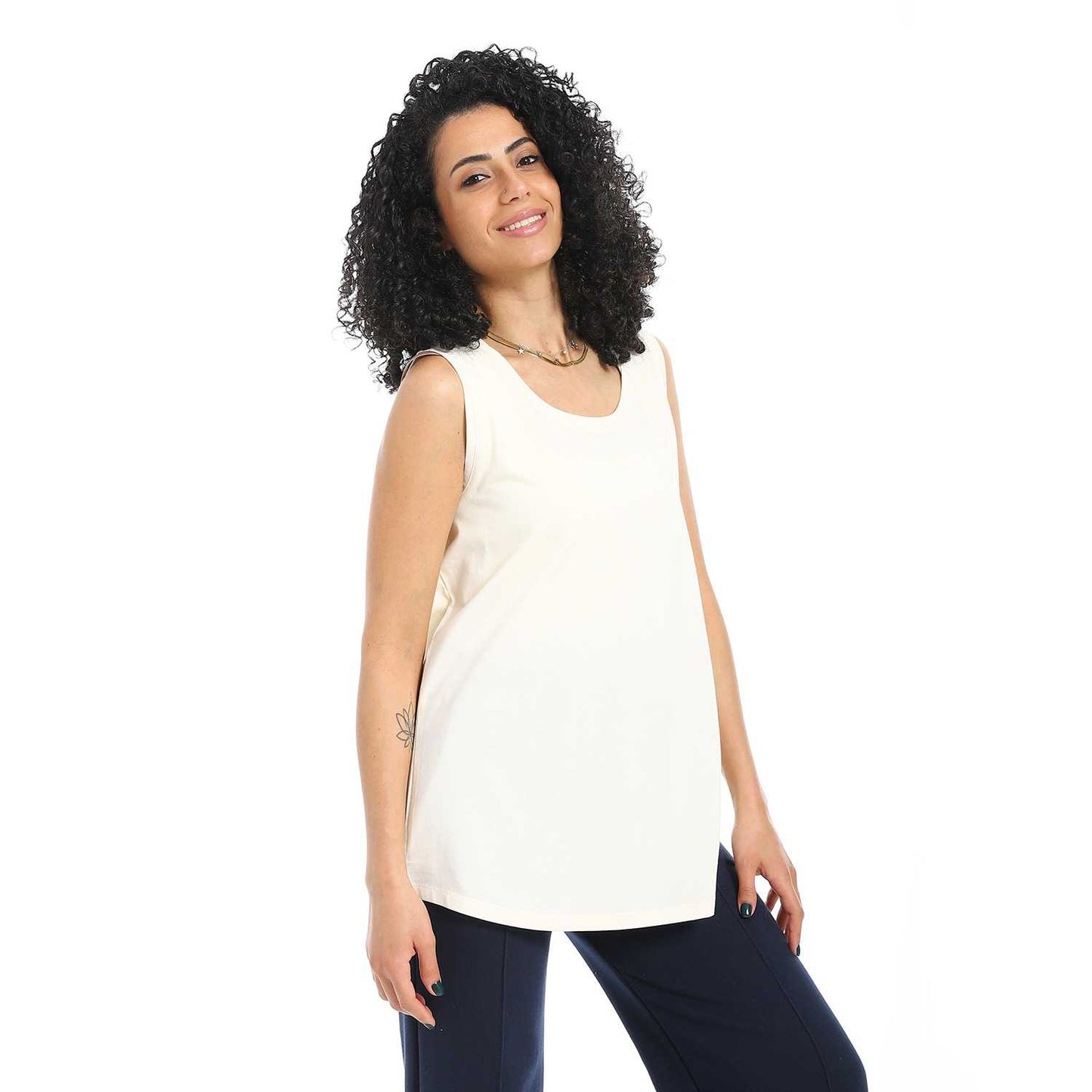 Women's Cotton Sleeveless Tunic