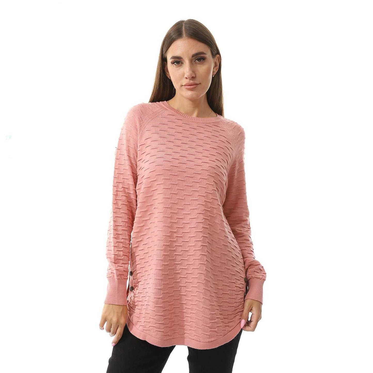Women's Crew Neck Knited Pullover