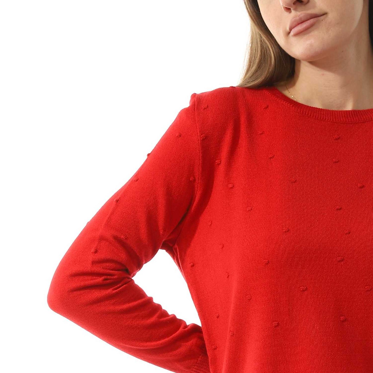 Women's Crew Neck Knited Pullover