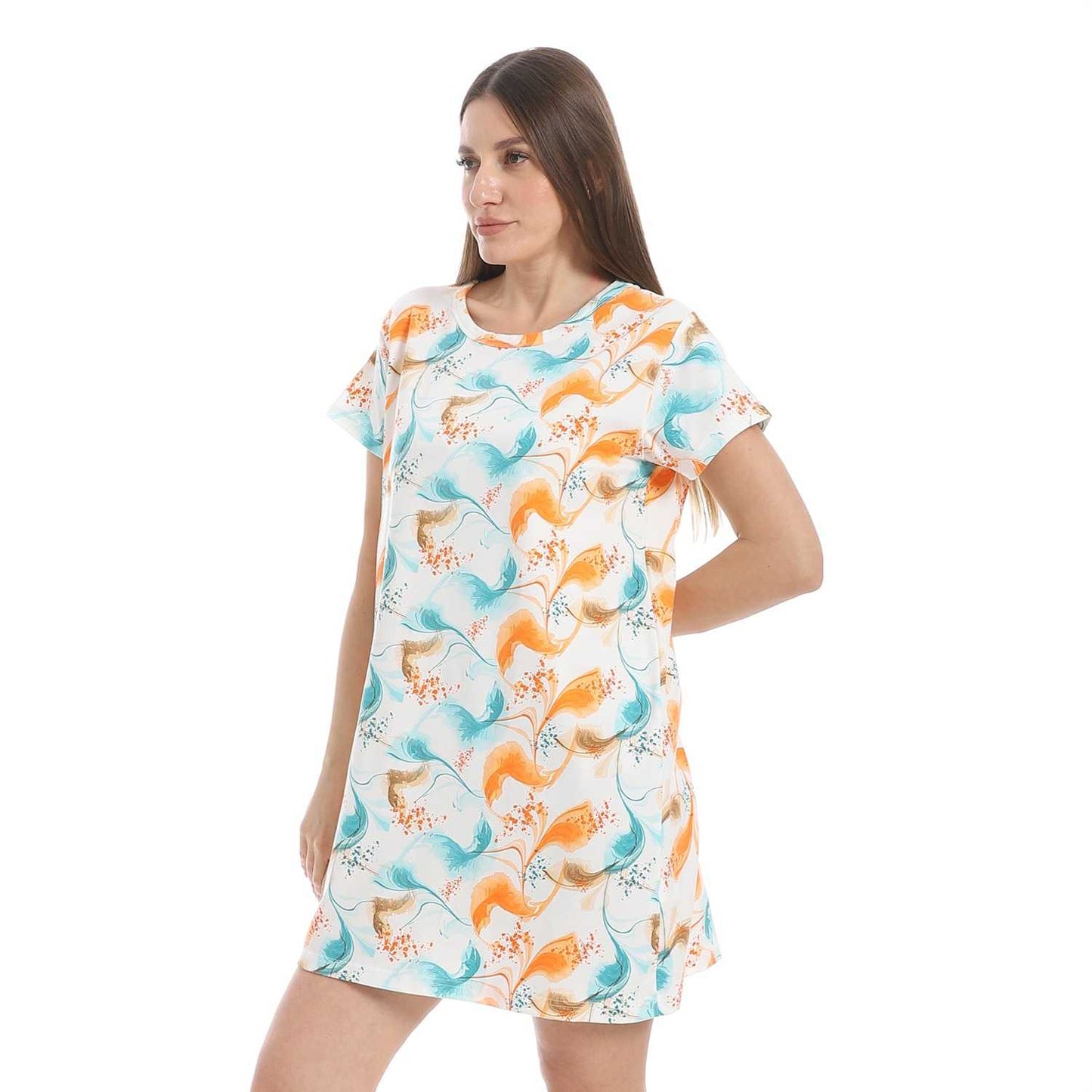 Women's Printed Sleeping Dress