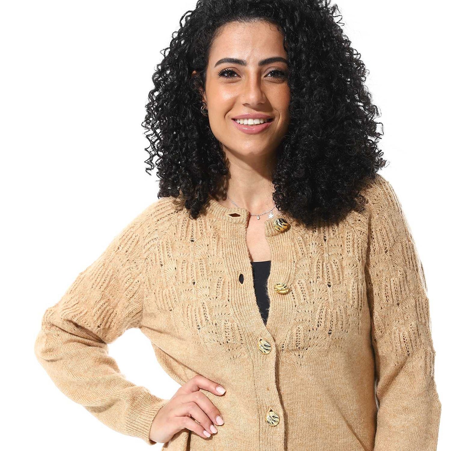 Women's Knited Button Front Cardigan