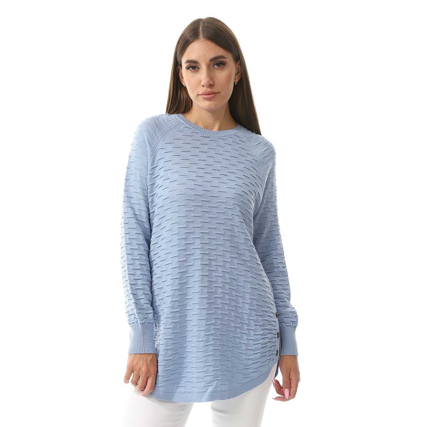 Women's Crew Neck Knited Pullover