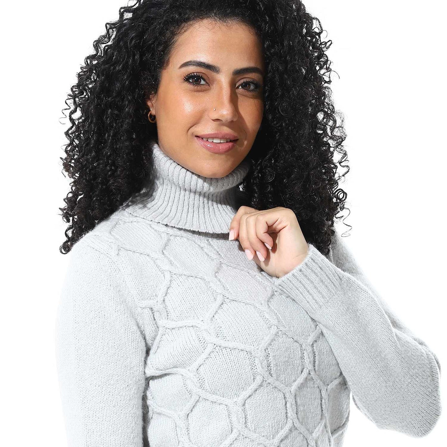 Women's Knited Turtle Neck Pullover