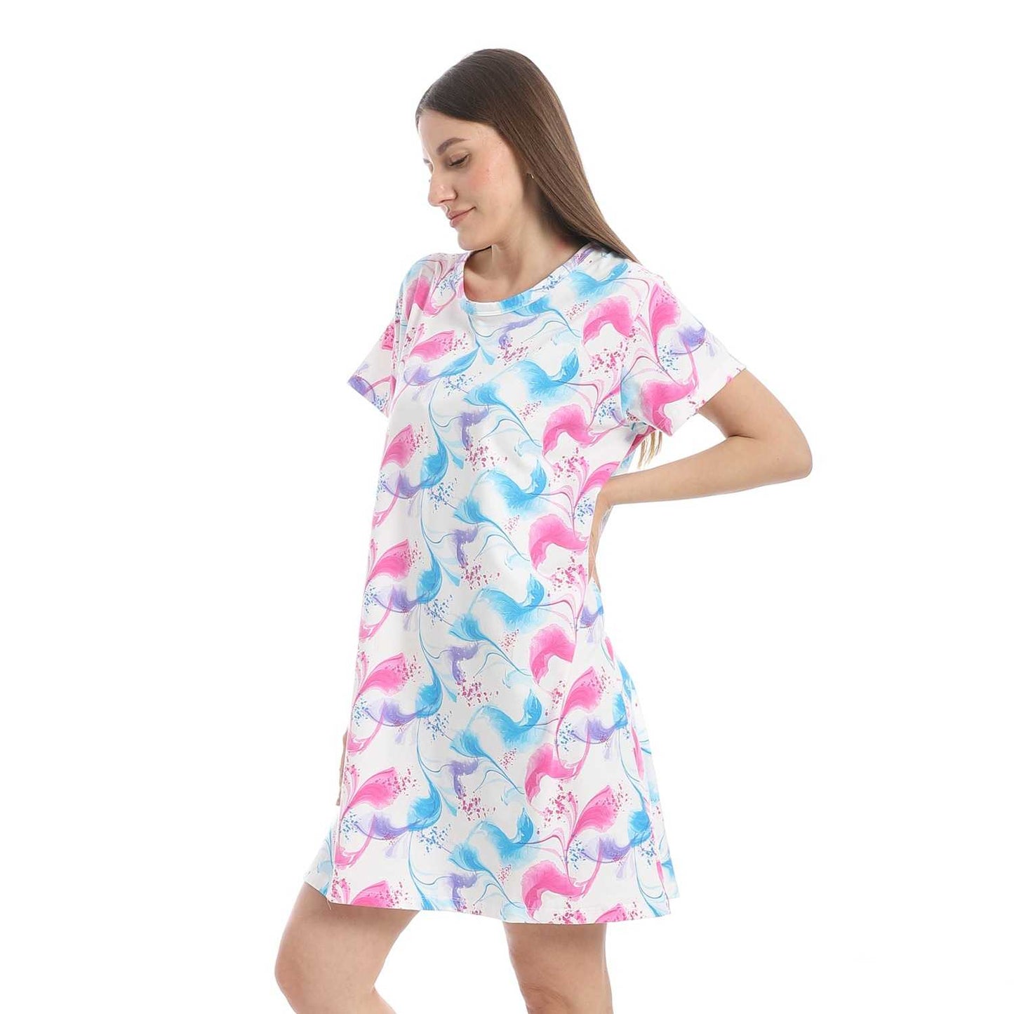 Women's Printed Sleeping Dress