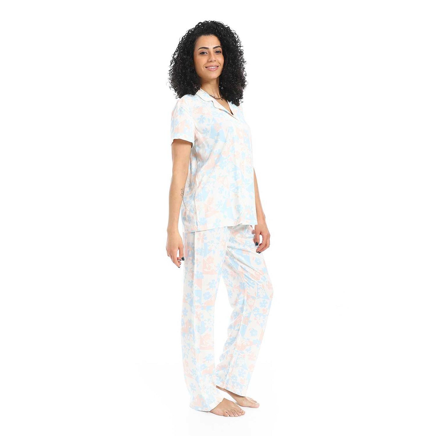 Women's Cotton Printed Pajama