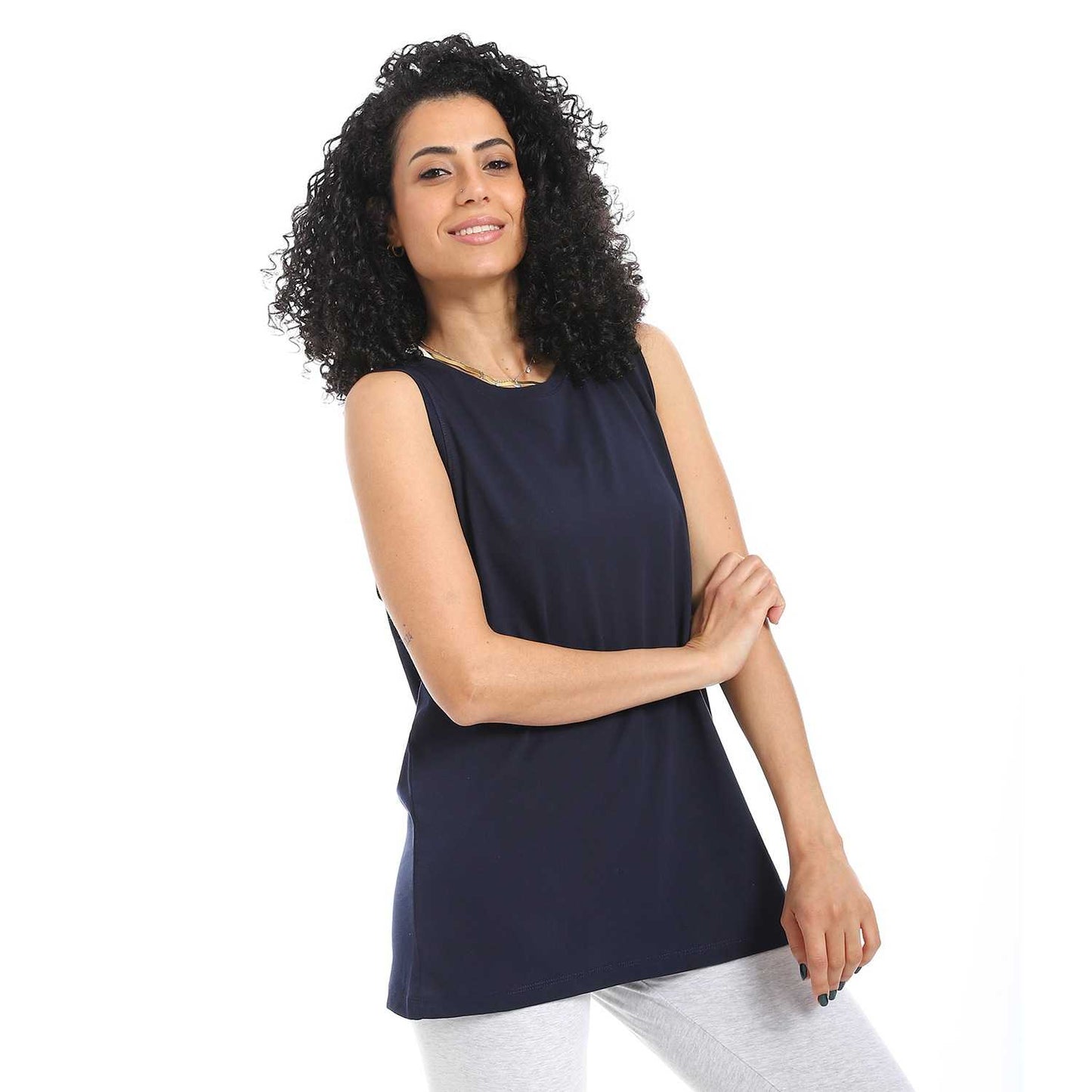 Women's Cotton Sleeveless Tunic