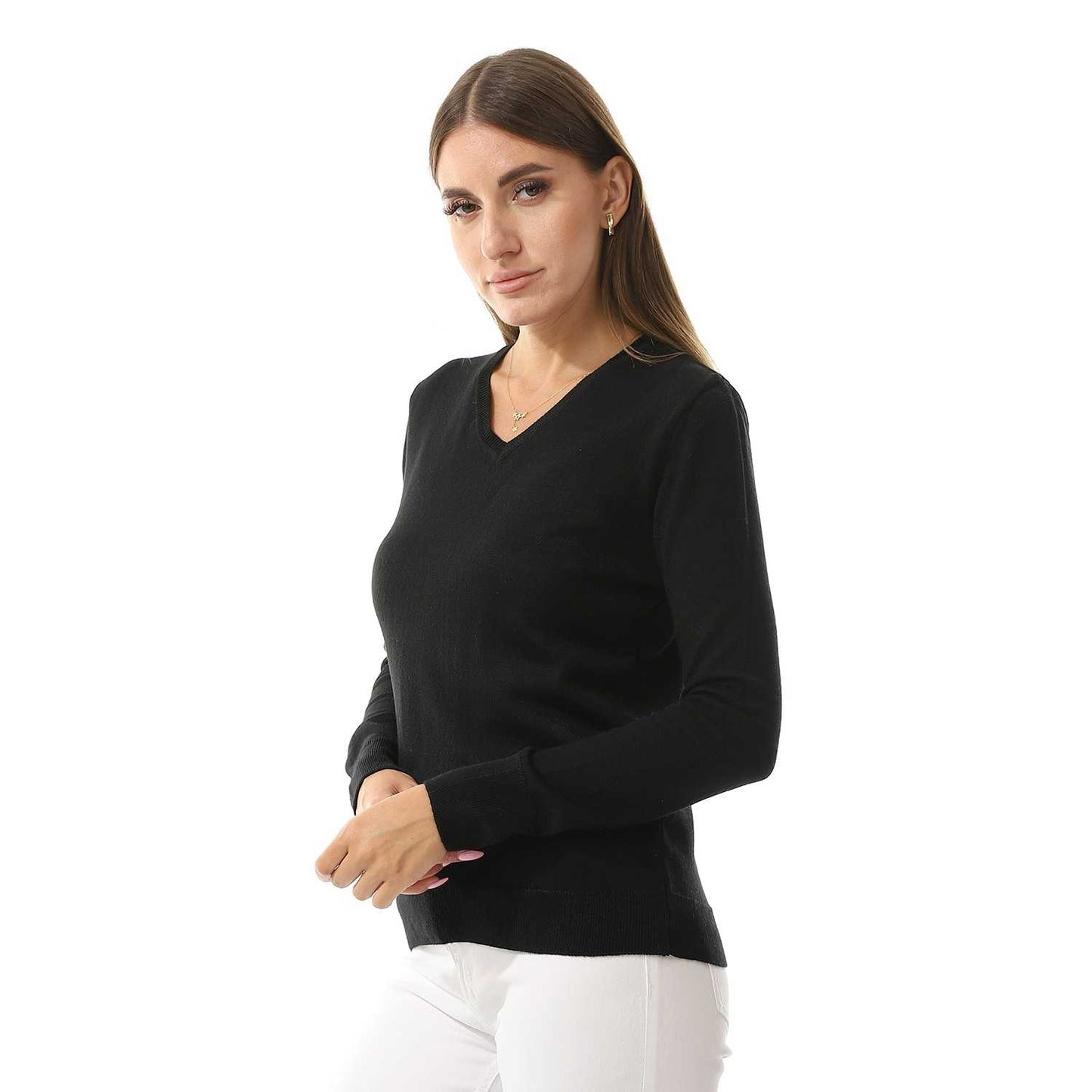 Women's V Neck Pullover