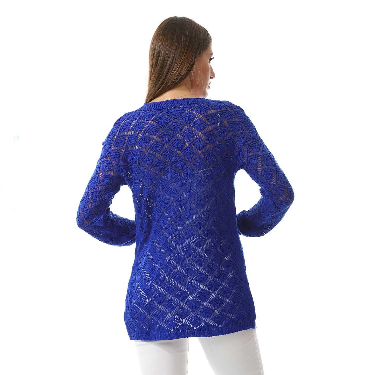 Women's Knitted Open-Front Cardigan