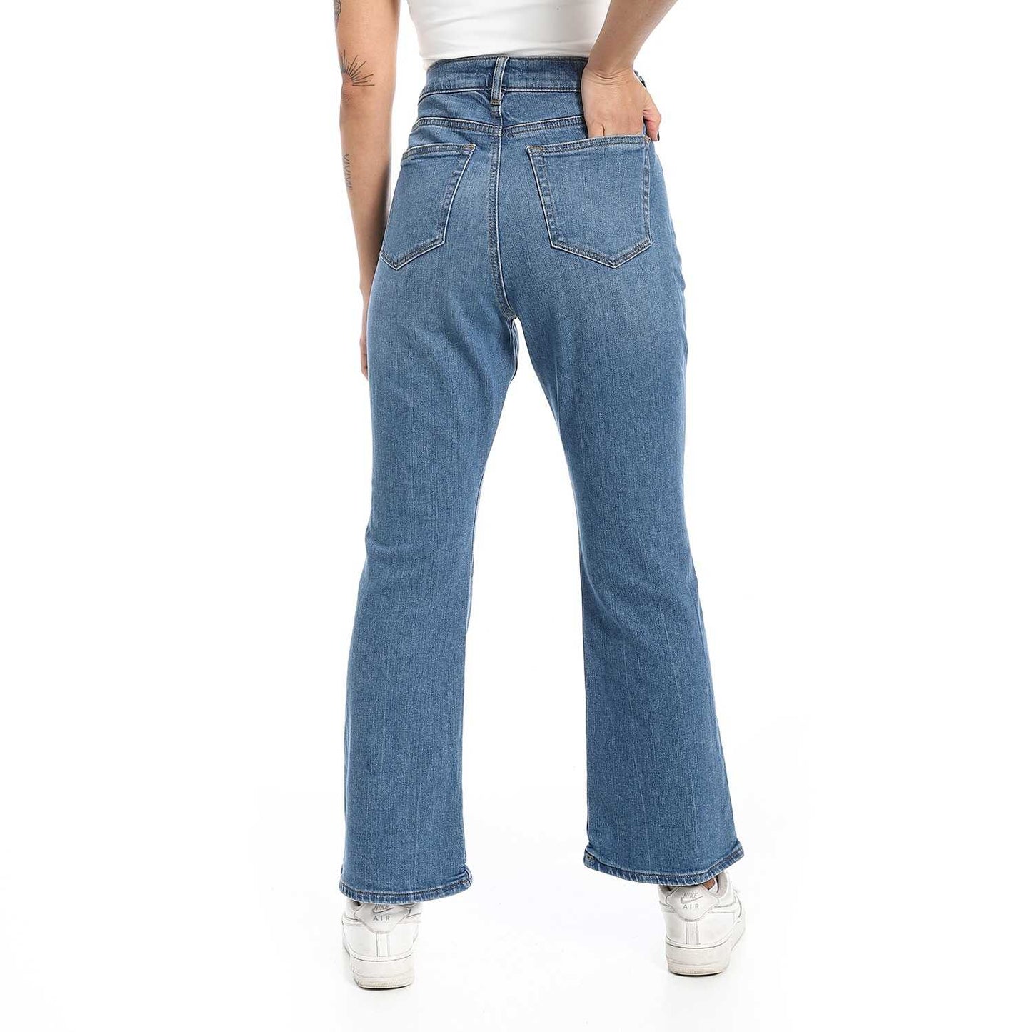 Women's Wide Leg Ankle Jeans
