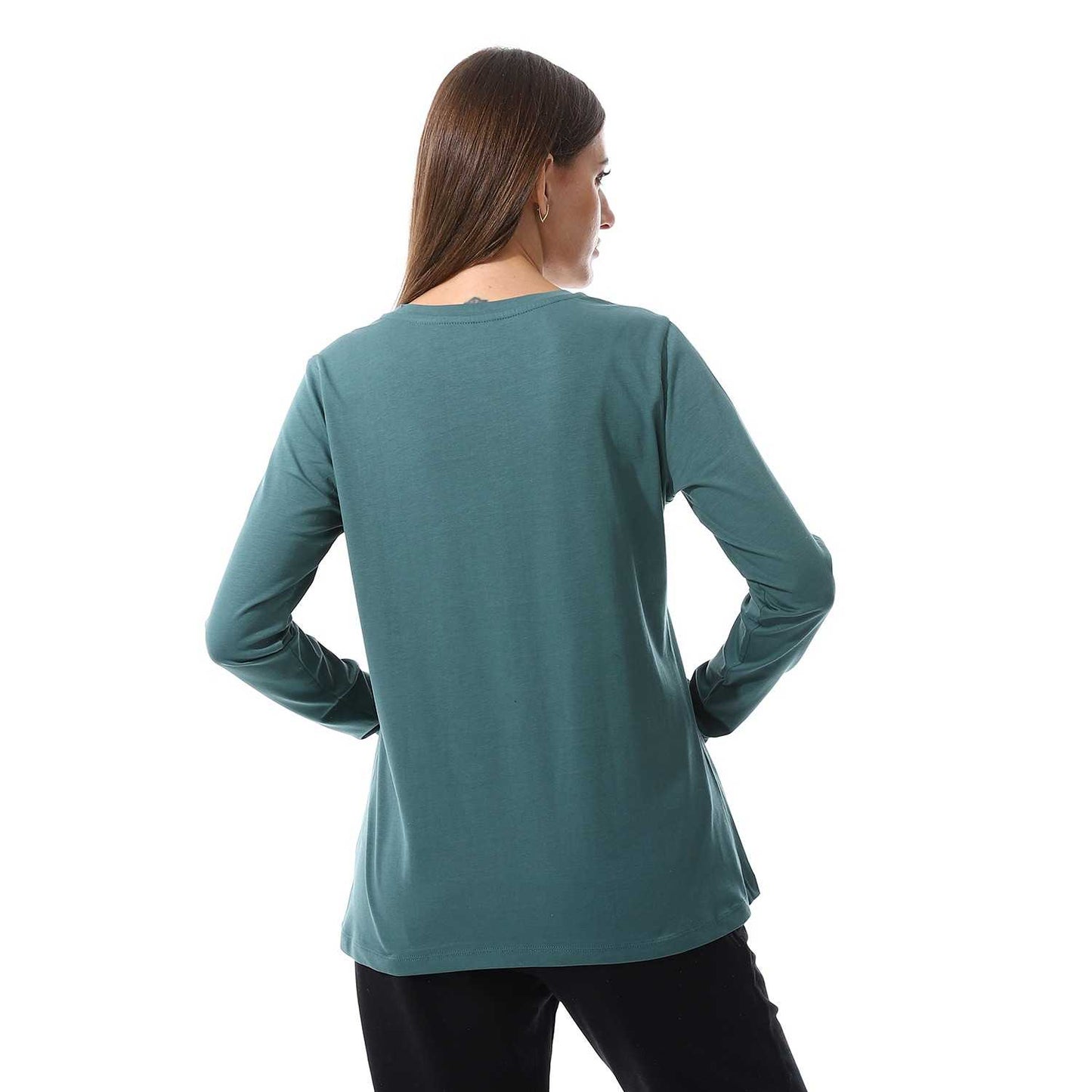 Women's Cotton Long Sleeve Basic T-Shirt